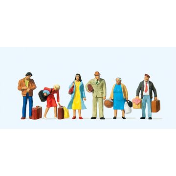 Preiser Wachtende treinreizigers - H0 / 1:87 (PR10114)