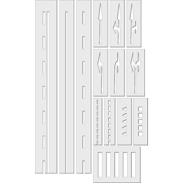 Unique Wegmarkerings - set #1 - N / 1:160 (20-0001-02)