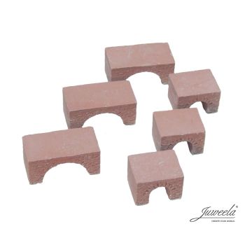Juweela Waterafvoer bakstenen  - rood -  - TT / N (JW21303)