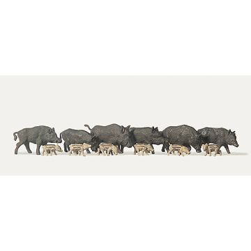 Preiser Wilde zwijnen - H0 / 1:87 (PR215028)