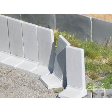Juweela Juweela betonnen kolommen in L-vorm - grijs -  - H0 / 1:87 (JW28396)