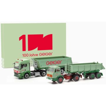Herpa MAN TGS TM R.Sz. Mercedes Benz B.Sz. 100 Jahre Geiger -  - H0 / 1:87 (H316699)