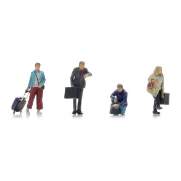 Artitec Reizigers perron (4x) - H0 / 1:87 (AR5870114)