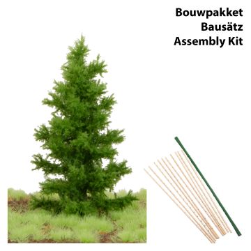 Unique Spar - Kale stam - Bouwpakket - ca 8 cm - N / Z (81-1020-01)