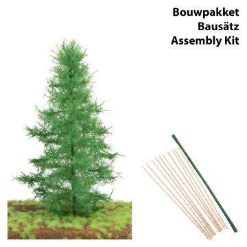Unique Noorse spar - Kale stam - Bouwpakket - 18-20cm - H0 / 1:87 (81-1021-04)