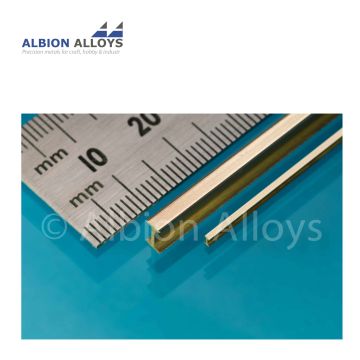 Albion Alloys Messing I Profiel - 2 x 1 mm (IB2)