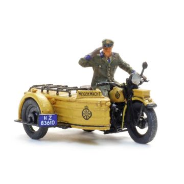 Artitec ANWB wegenwacht motorfiets zijspan - H0 / 1:87 (AR387.485)