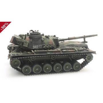 Artitec BRD M48 A2 G A2 Flecktarnung Eisenbahntransport - Kant-en-klaar model uit resin, beschilderd    - H0 / 1:87 (AR6870079)
