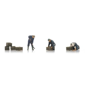 Artitec Boeren op het veld - Kant-en-klaar model uit resin, beschilderd - H0 / 1:87 (AR5870022)