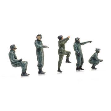 Artitec NL pantser- en tankbemanning (5x) - Kant-en-klare figuren , beschilderd - H0 / 1:87 (AR5870005)