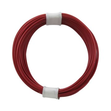 Donau Elektronik Montagedraad Flexibele kern - 0.04mm² - rood - 10m (DO110-0)