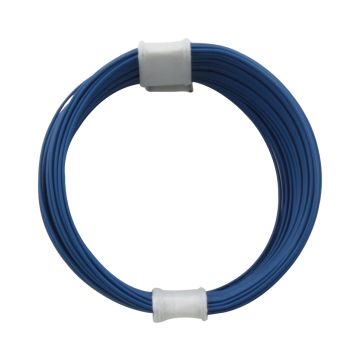 Donau Elektronik Montagedraad Flexibele kern - 0.04mm² - blauw - 10m (DO110-2)