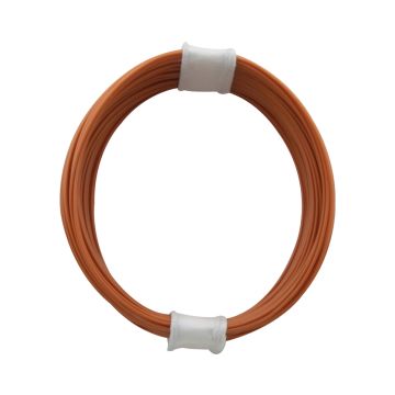Donau Elektronik Montagedraad Flexibele kern - 0.04mm² - oranje - 10m (DO110-7)