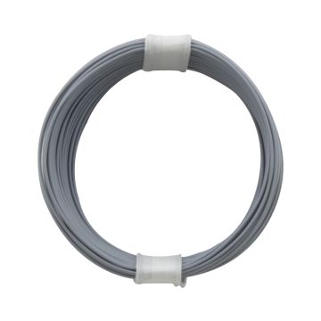 Donau Elektronik Montagedraad Flexibele kern - 0.04mm² - grijs - 10m (DO110-9)