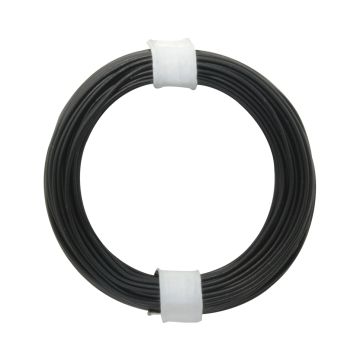 Donau Elektronik Montagedraad Flexibele kern LiY - 0.14mm² - zwart - 10m (DO118-1)