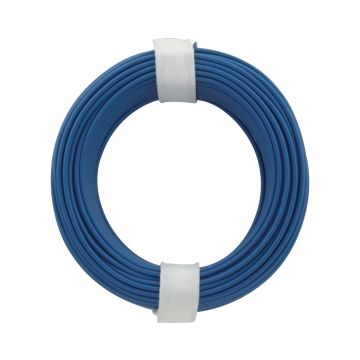 Donau Elektronik Montagedraad Flexibele kern LiY - 0.14mm² - blauw - 10m (DO118-2)