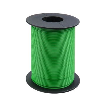 Donau Elektronik Montagedraad Flexibele kern LiY - 0.14mm² - groen - 100m (DO119-14)