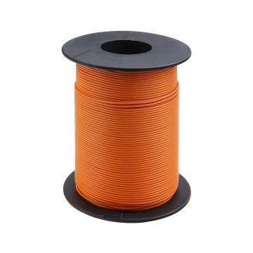 Donau Elektronik Montagedraad Flexibele kern LiY - 0.14mm² - oranje - 100m (DO119-17)