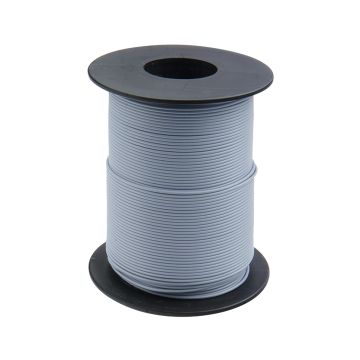 Donau Elektronik Montagedraad Flexibele kern LiY - 0.14mm² - grijs - 100m (DO119-19)