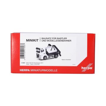 Herpa MAN TGS NN A. kip AK12, wit (Minikit) - H0 / 1:87 (H013987)