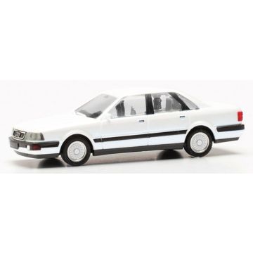 Herpa Audi V8 + BBS velgen, wit - H0 / 1:87 (H023962-002)