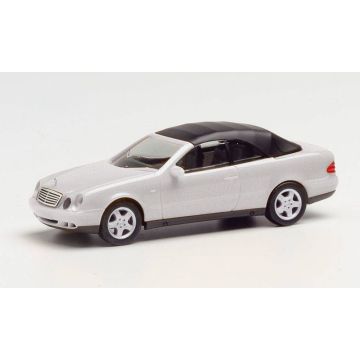 Herpa Mercedes Benz CLK Cabrio, zilver metallic - H0 / 1:87 (H032582-002)