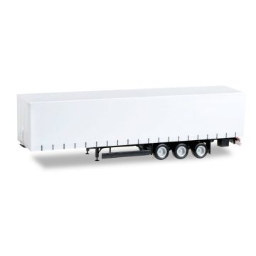 Herpa Krone Gordijntrailer, zwart chassis - H0 / 1:87 (H076302-002)