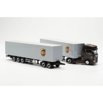 Herpa Scania CR 20 HD "UPS Spanien" - H0 / 1:87 (H317009)