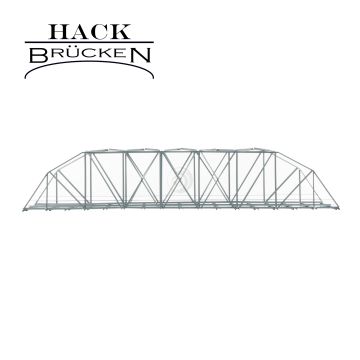 Hack Brücken Boogbrug - Dubbelspoor BK50-2 - Grijs - 50cm - H0 / 1:87 (13850)