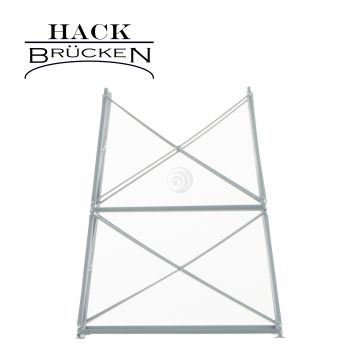 Hack Brücken Pillaar voor MS50-MS120 - Dubbelspoor MP156 - Grijs - 156mm - H0 / 1:87 (18100)