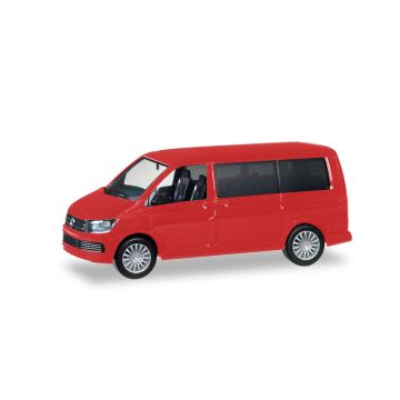 Herpa Volkswagen T6 Multivan - rood - H0 / 1:87 (RI028738-002)