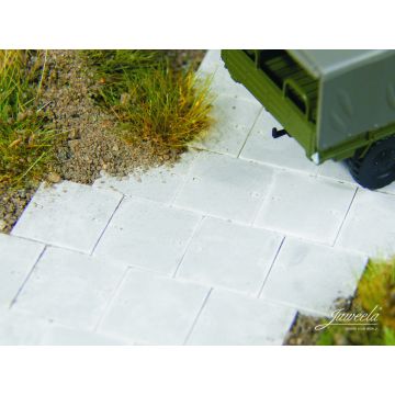 Juweela Beton Straatplaten - 140x - H0 / 1:87 (JW28256)