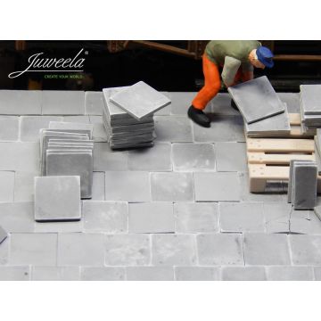 Juweela Betontegels 50x50 - Donker grijs - 140x - 0 / 1:43,5 (JW24150)