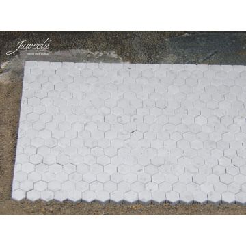 Juweela industriesteen 6 zijdig - LICHTGRIJS - 0.72 x 0.62 x 0.23 cm - 1 / 1:32 (JW23285)