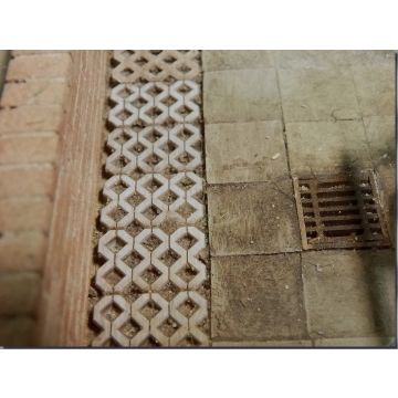 Juweela GAZONSTENEN - GRIJS - 1.88 x 1.25 x 0.31 cm - 1:32 / 1:35 (JW23278)