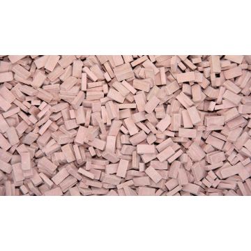 Juweela Bakstenen (NF) - Middel Steen rood - ca. 6.000x - H0 / 1:87 (JW28022)