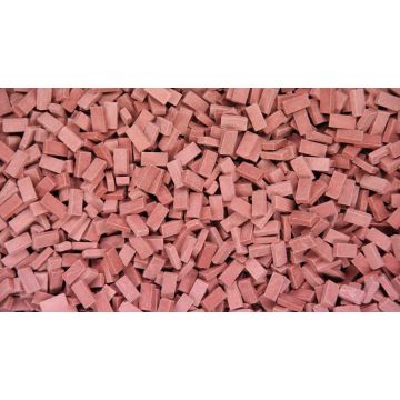 Juweela Bakstenen (NF) - Donker steen rood - ca. 6.000x - H0 / 1:87 (JW28027)