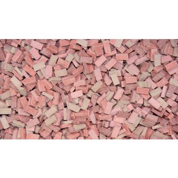 Juweela Bakstenen (NF) - Steen rood mix - ca. 3.000x - H0 / 1:87 (JW28031)