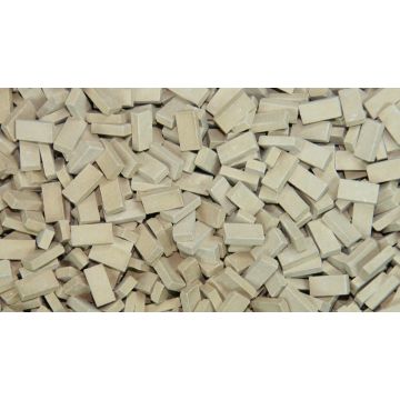 Juweela Bakstenen (NF) - donker beige - 0.72 x 0.36 x 0.18 cm - 1:32 / 1:35 (JW23049)