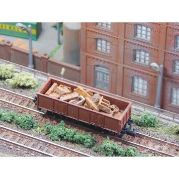 Juweela metaal schroot - roestig - 50g - TT / N (JW21209)