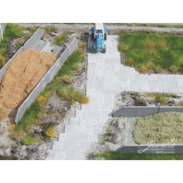 Juweela Betonsilos met kuilvoer - Bruin + groen - TT / 1:120 (jw21316)