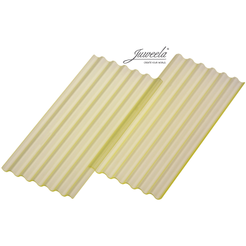 Juweela golfplaten - geel transparant - 7.81 x 3.44 x 0.07 cm - 1:32 / 1:35 (JW23273)