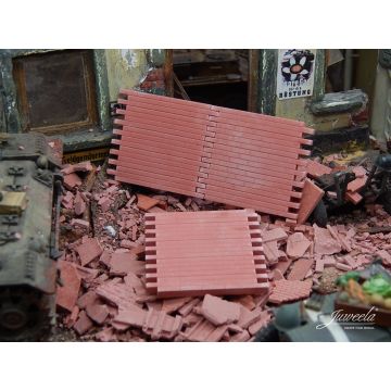 Juweela MUURDELEN PUIN - STEENROOD -  - 1:35 (JW23317)