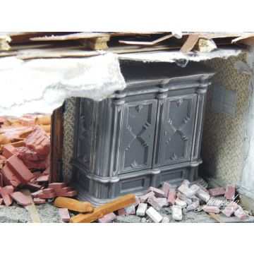 Juweela WANDKAST IN LANDHUIS STIJL  -  -  - 1:32 / 1:35 (JW23379)
