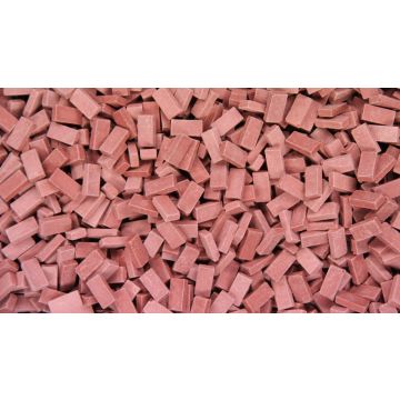 Juweela Bakstenen (NF) - Donker steen rood - 4000x - 0 / 1:43,5 (JW24030)