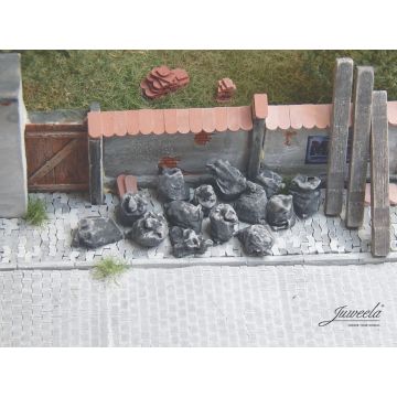 Juweela Afval zakken  - Zwart - 10x - 0 / 1:43,5 (JW24184)