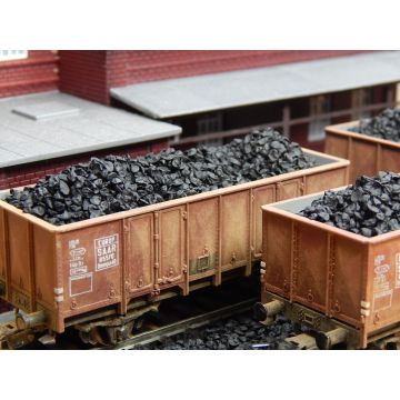 Juweela Cokes groot - Grijs/zwart - 60g - H0 / 1:87 (JW28158)