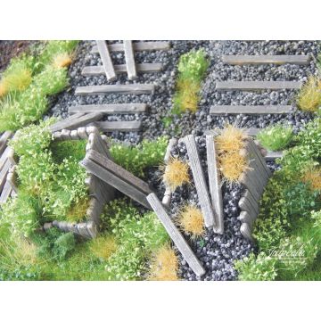 Juweela Houten spoorbielzen - 2x - H0 / 1:87 (JW28232)