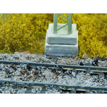 Juweela Betonsokkel 21 x 21 - 15x - H0 / 1:87 (JW28295)