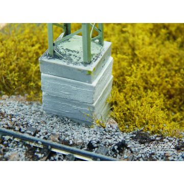 Juweela Betonsokkel 19 x 19 - 15x - H0 / 1:87 (JW28297)